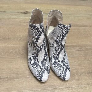 Faux Snake skin bootie